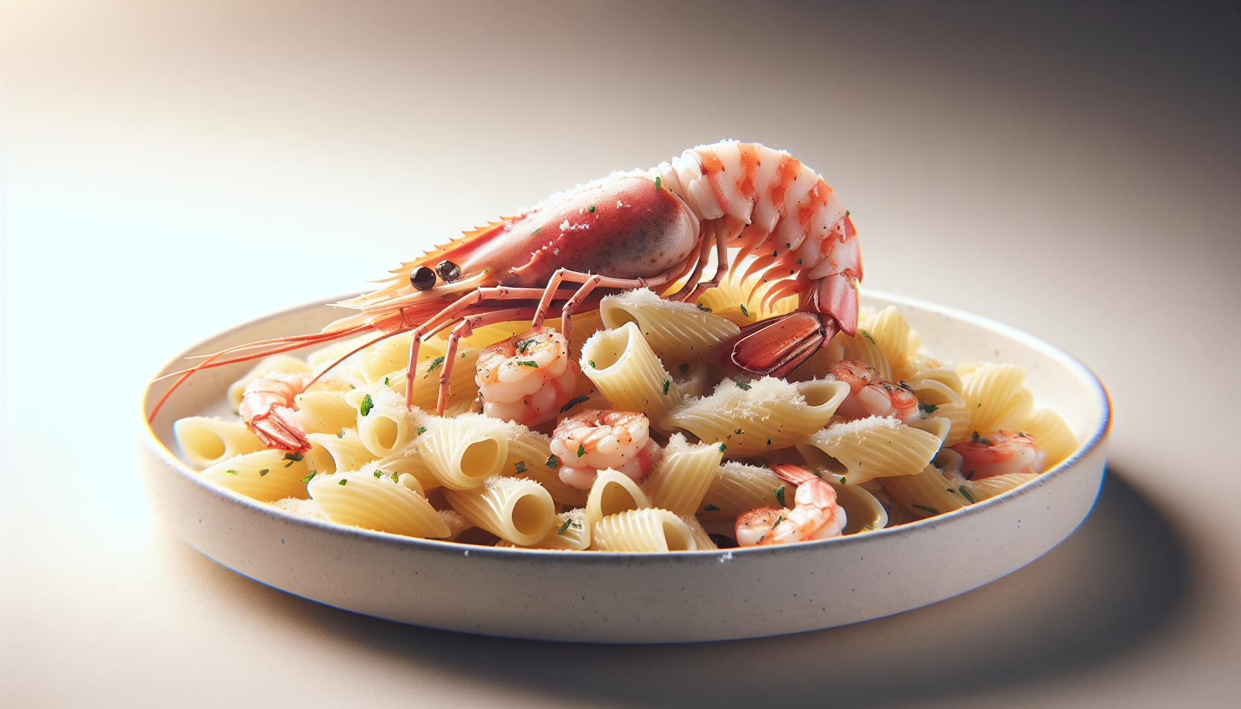 pasta con scampi